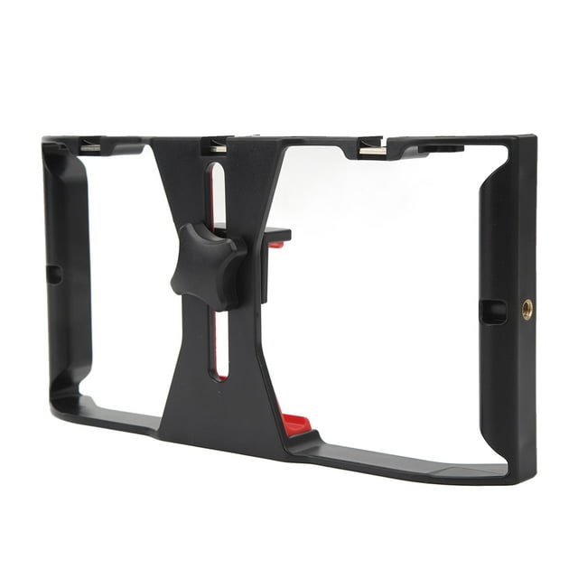 Phone Handheld Cage, Universal Comfortable Grip Phone Shooting Rig Stabilizer Adjustable For Shooting For Video