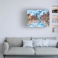 thumbnail image 3 of Melissa Wang 'Trip to Europe I' Canvas Art, 3 of 3