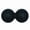 Black, variant on Peanut Massage Ball, Double TPR Rolling Massage Tool for Neck, Back, Legs, Feet, Yoga and Fitness