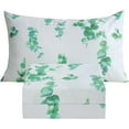 thumbnail image 1 of Floral Printed Sheet Set King Soft Microfiber Botanical Bed Sheets Extra Deep Pocket Pieces, 1 of 6