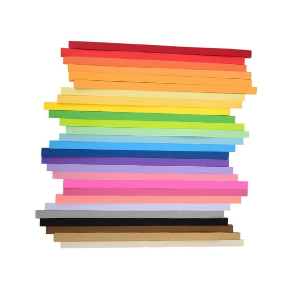 FONDOTIN Fondotin Folding Star Paper Assorted Color for Handcraft Projects 1080Pcs