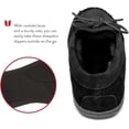 thumbnail image 4 of Minnetonka Womens Sheepskin Hardsole Moccasin, Black, Size 9, 4 of 6