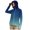 Blue, variant on GEWSEY Women's UPF 50 Sun Protection Hoodie Jacket Lightweight Long Sleeve Sun Shirt for Women with Pocket Mask Hiking Outdoor (Purple, XL)