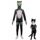 thumbnail image 3 of Disfraz de gato con botas para niños, disfraz de gato con espada, capa, sombrero, accesorios, disfraz de Halloween, 3 of 5
