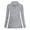 Grey, variant on Clearance!Chuancc Womens Tops Women'S Long Sleeve Breathable V Neck Tennis Running Shirt Zipper Workout Tops Athletic Hiking Running Top Fall Outfits for Women 2024 Tops for Women Trendy Purple 2Xl