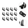 thumbnail image 1 of UPGRATOR 12PCS Steel Shelf Connectors Black L Shaped Sturdy Installation For Backyard Furniture, 1 of 8