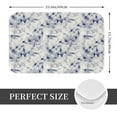 thumbnail image 2 of Sikiie Indigo Tie Dye Print Flannel Anti-slip Floor Mat 16x24in, Thickened Dustproof Entrance Door Mat Floor Mat for Kitchen, Bathroom, Laundry Room, 2 of 7