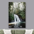thumbnail image 2 of HFDF Canvas Prt Wall Art Waterfall Forest Landscape Sunlight Nature Wilderness Photography Modern Rustic Scenic Multicolor Colorful for Livg Room, Bedroom, Office - 16x20inch Framed, 2 of 5