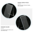 thumbnail image 2 of Aloha 2pcs Acrylic Shoe Display Stand Shopping Mall Sandal Rack Sneaker Holder, 2 of 7