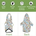 thumbnail image 4 of Yiaed Summer Time With Gnome Print Dog Hoodie Security Pet Dog Costume Pets Dog Hoodie Sweatshirt with Pocket for Small Dogs-Large, 4 of 5