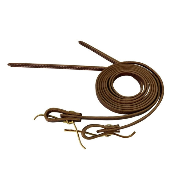 1/2" Harness Leather Weighted Split Reins