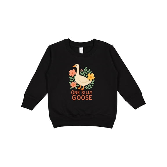 Inktastic One Silly Goose Cute Animal Design Toddler Sweatshirt