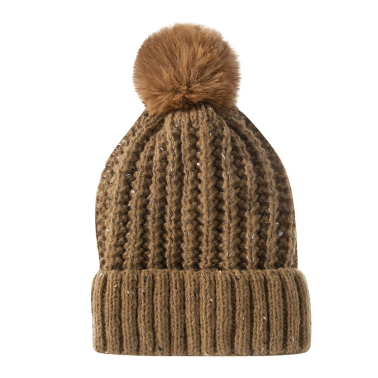 CHGBMOK Clearance Winter Hats for Women Fashion Warm Knit Hat