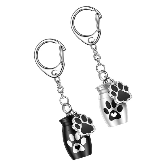 FRCOLOR  2 Pcs Dog Urn Necklaces for Ashes Pet Remembrance