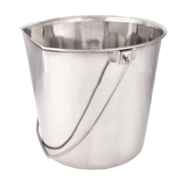 Proselect ProSelect Balde de lados planos de acero inoxidable 2Qt