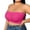 Hot Pink, variant on Women's Plus Size Strapless Bandeau Bra, Seamless Push-Up Tube Top with Anti- Silicone Grip, Comfort Wire-Free Full Bust Support for Daily Wear