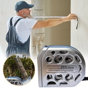 Amzcrzy Home Tools, Gardening Tools, Home Improvement, 16/25FT Stainless Steel Measuring Tape Stainless steel tapes measure