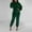 Green, variant on Women Autumn And Winter Sequins Small Fragrance Leisure Sports Long Sweater Pencil Pants Respirator Two Piece Suit Graduation Outfit for Women Womens Pant Suit plus Size Ladies Suit Womens Wedding
