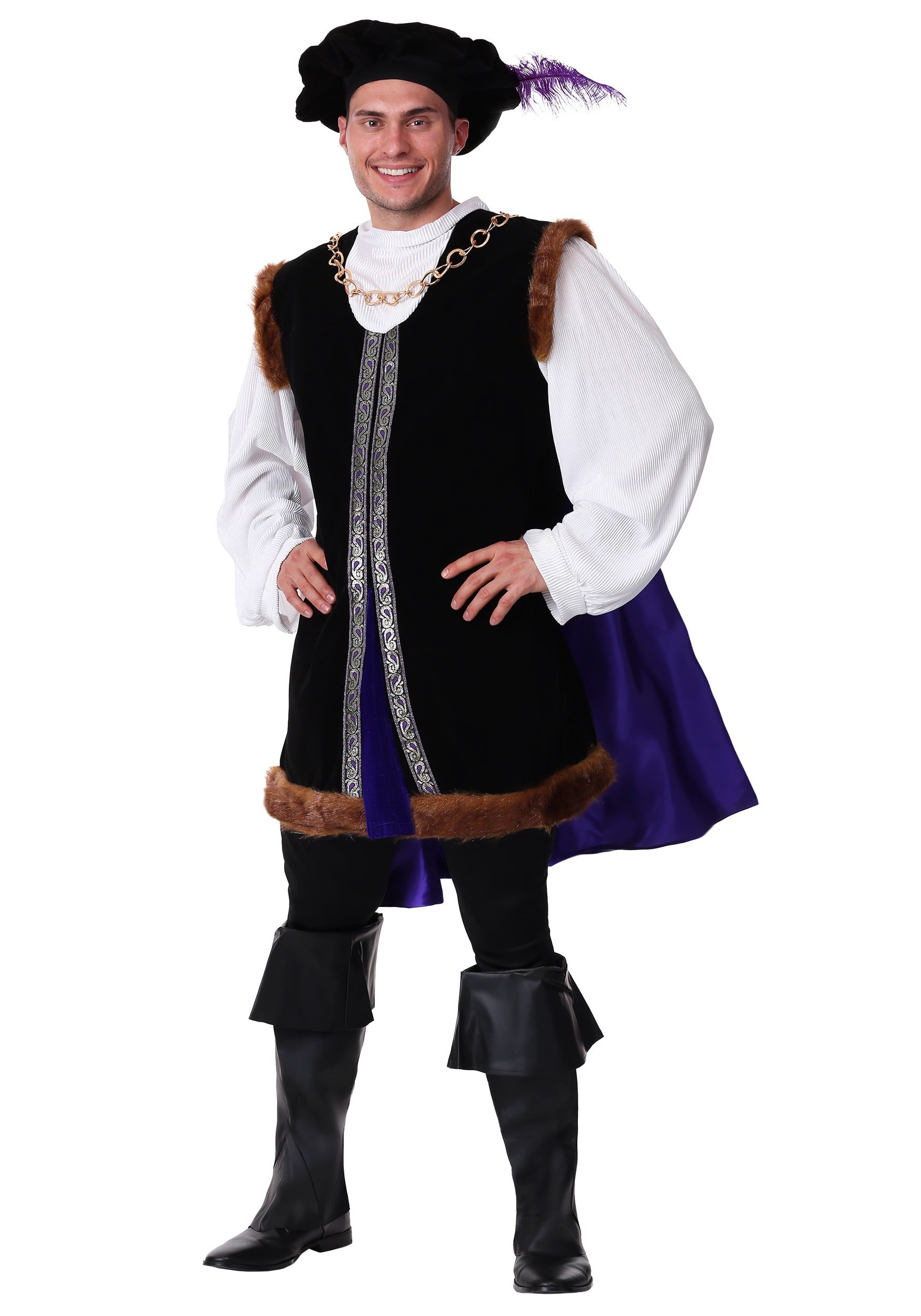Plus Size Noble Renaissance Man Costume for Adults - Walmart.com ...