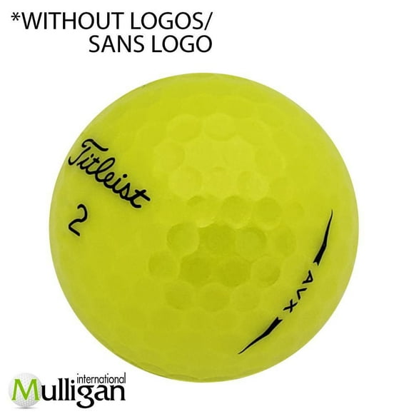 Mulligan - 48 Titleist AVX 5A Pristine Recycled Used Golf Balls, Yellow