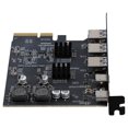 thumbnail image 3 of USB3.2 Expansion Card GEN2 10Gbps PCI-E 4X Adapter Card Portable TYPE-C Type-A Dual Chip Board,A, 3 of 5