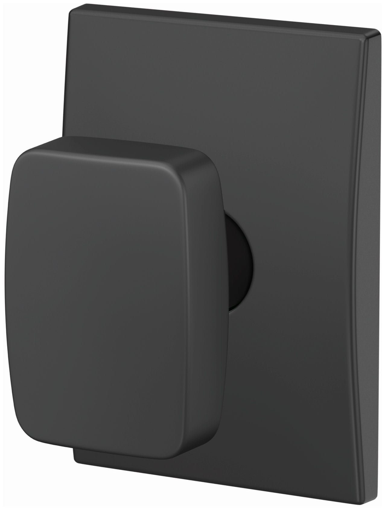 Schlage FC172NIX622CEN Custom Nixon Non-Turning Two-Sided Dummy Door Knob Set - Black