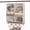 Ivory & White, variant on StorageWorks Hanging Closet Organizer with Metal Rod, 6-Section Collapsible Horizontal Hanging Shelves, Ivory and White