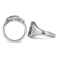 thumbnail image 4 of Bague Aigle Texturée en Émail Bleu pour Homme en Acier Inoxydable, 4 of 4
