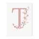 thumbnail image 3 of Póster de decoración de guardería con nombre personalizado y flores silvestres, cuadro en lienzo con flores rosas, arte de pared para dormitorio de niña, decoración del hogar, 3 of 5
