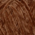 thumbnail image 2 of JubileeYarn Chenille Yarn - Worsted Weight Yarn - 100g/skein - Coffee Bean - 2 Skeins, 2 of 6