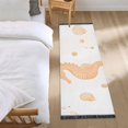 thumbnail image 3 of Yayeee Runner Rug for Bedroom 2'x6' Machine Washable Hallway Non Slip Mat, White Seahorse, 3 of 8