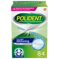 thumbnail image 5 of Polident Overnight Whitening Antibacterial Denture Cleanser Tablets, 84 Count, 5 of 15