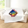 thumbnail image 5 of CafePress - I Stand With Ukraine S - Sherpa Fleece Throw Blanket 60" x 50", 5 of 5