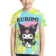 thumbnail image 6 of Sanrio Kuromi Kids T-Shirt 3d Printed Graphic T-Shirts Boys And Girls Short Sleeve Shirts For Youth Kids X-Small, 6 of 6