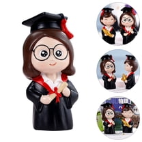 CRILSTYLEO Graduation Season Style Cake Decoration 1Pcs 7X3.5X3cm Resin for Home