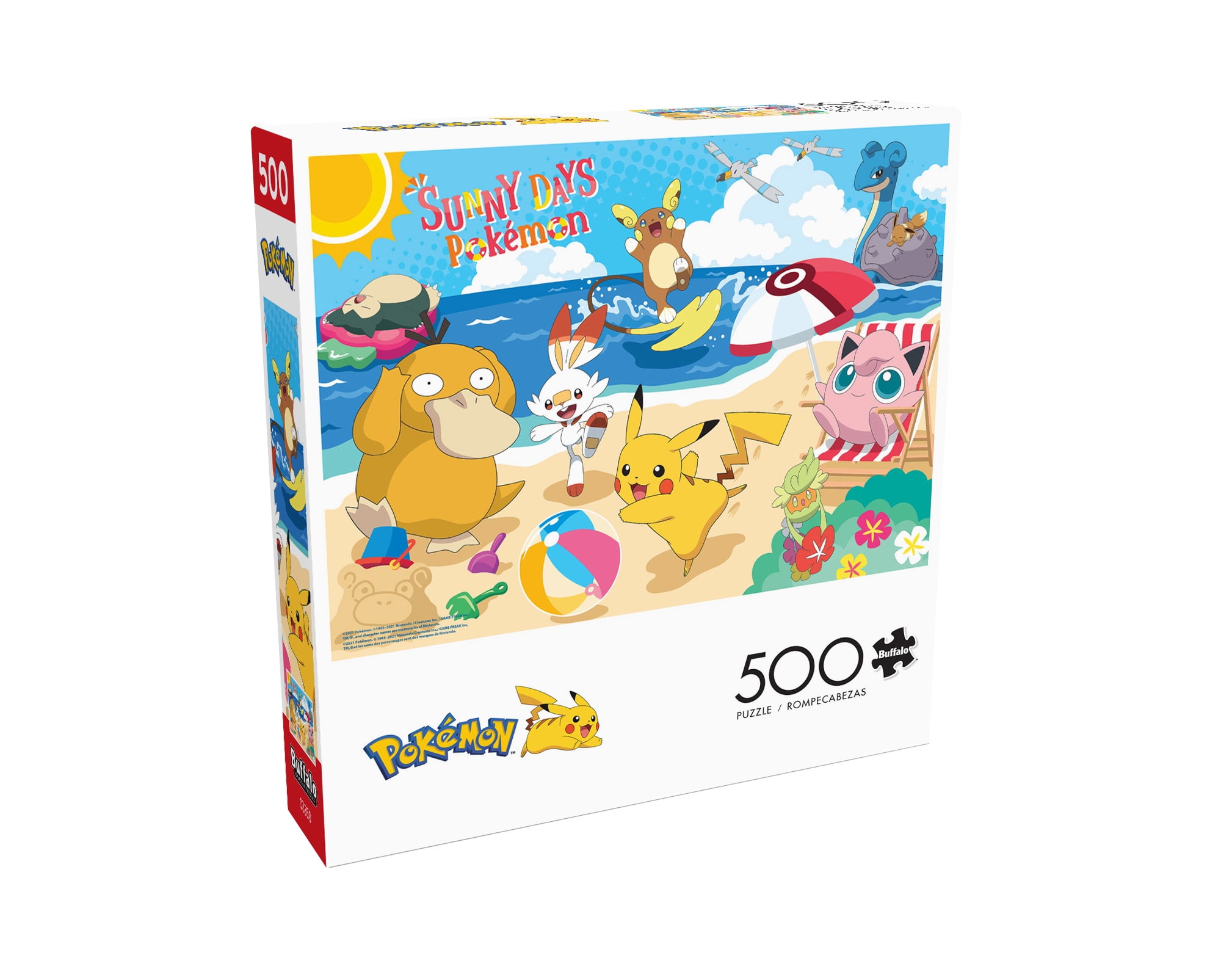 Buffalo Games 500-Piece Beach Pokémon Interlocking Jigsaw Puzzle