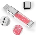 thumbnail image 5 of Memoria USB de 32gb con memoria de cristal rosa bonito Afortunado Sencillez, 5 of 5
