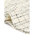thumbnail image 6 of INSPIRE CHIC Women's Plaid Ruffle Hem Button Decor Tweed Mini Skirts XS White, 6 of 7