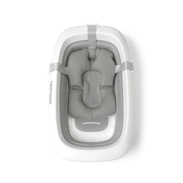 Cojín Flotante para Bañera Twistshake, Ajustable, Poliéster y Elastano, Gris