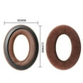 thumbnail image 2 of Universal Soft Earphone Earmuff Headset Cushion Cushion Cover Foam Earpads Replacement Earpads For Sennheiser HD418 Ear Pads Leather Earphone Case BLACK NANOCARP, 2 of 8