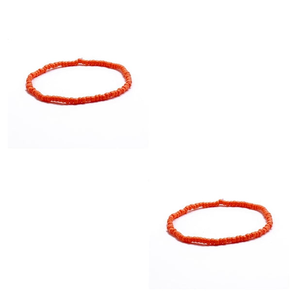 Pulseras de tobillo con cuentas de arroz coloridas Qarigey CBP200874