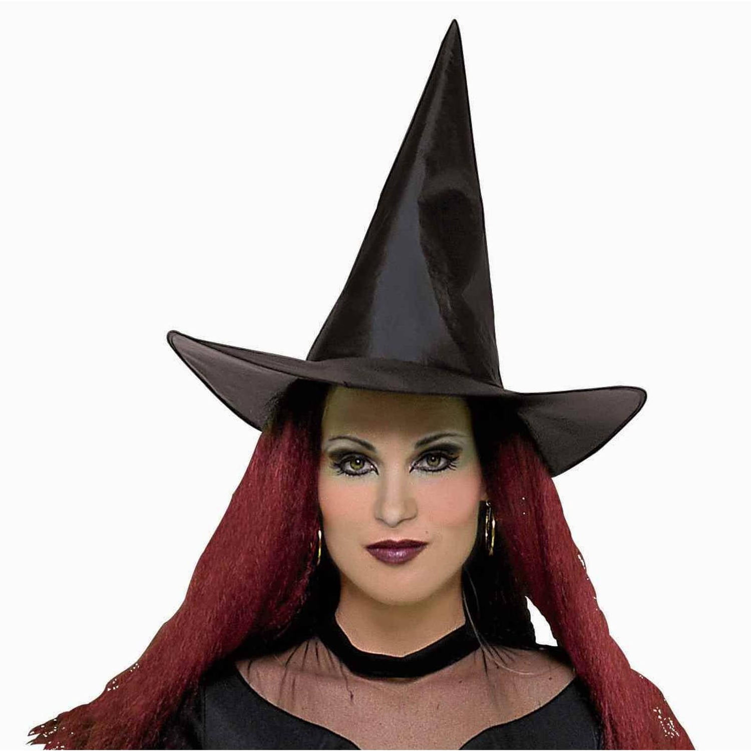 Adult Black Witch Hat For Halloween Costume Accessory Women Girl Lady Magic Cap