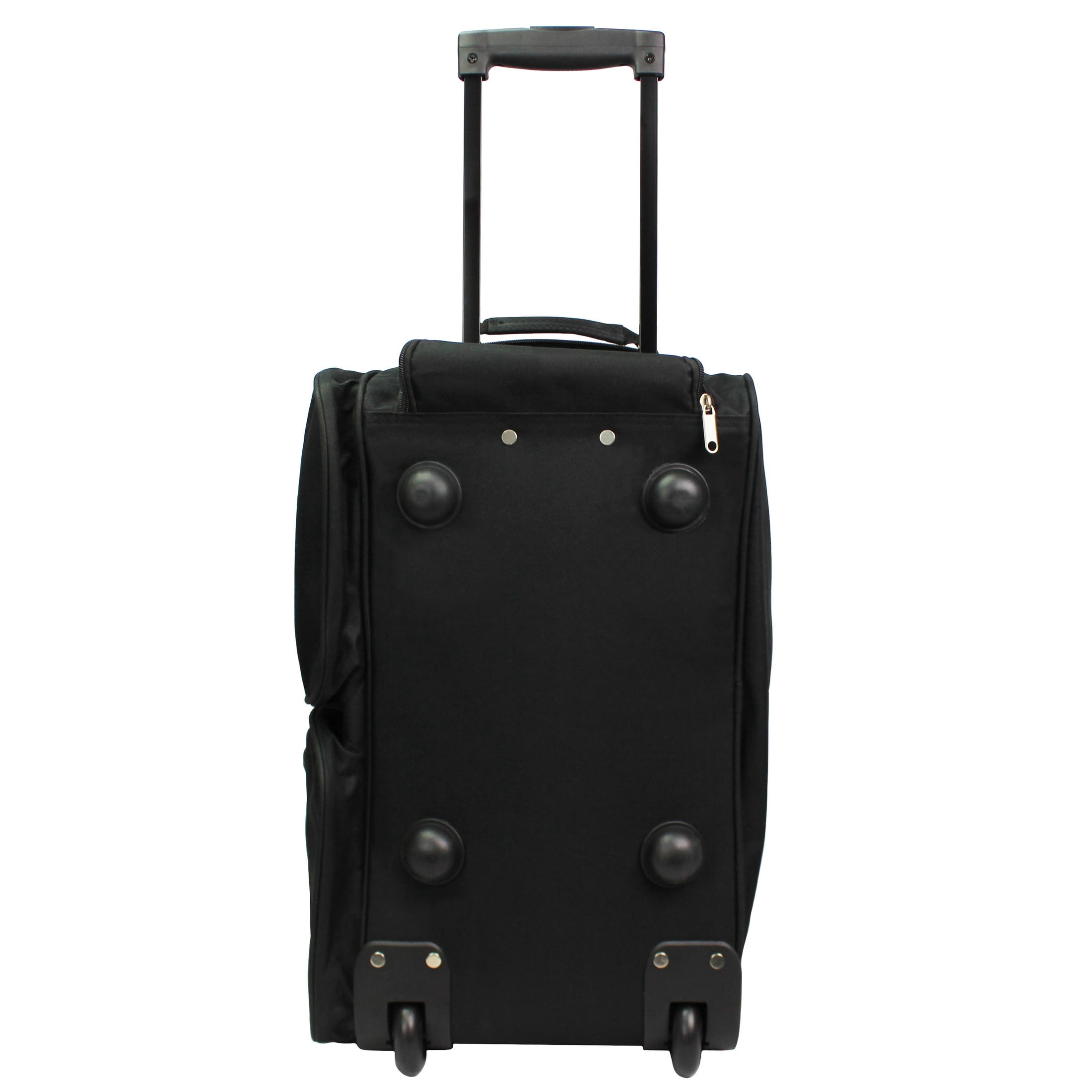 Hipack 20-Inch Carry-On Rolling Duffle Bag - Black