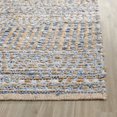 thumbnail image 3 of SAFAVIEH Cape Cod Gladwyn Geometric Area Rug, Natural/Blue, 10' x 10' Square, 3 of 10