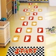 thumbnail image 2 of Miangastore Direction Sense Footprint Stickers Assorted Color 3Set 24x12in, 2 of 9