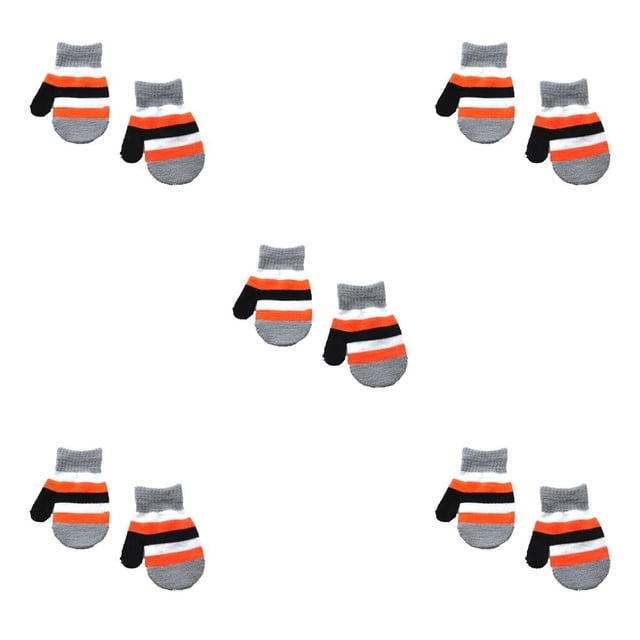 Qarigey 1 par de manoplas para niños, manopla colorida para niños pequeños, cubierta para calentar las manos, calentador de dedos, manoplas tejidas Type2 NO2 Qarigey CBP334081