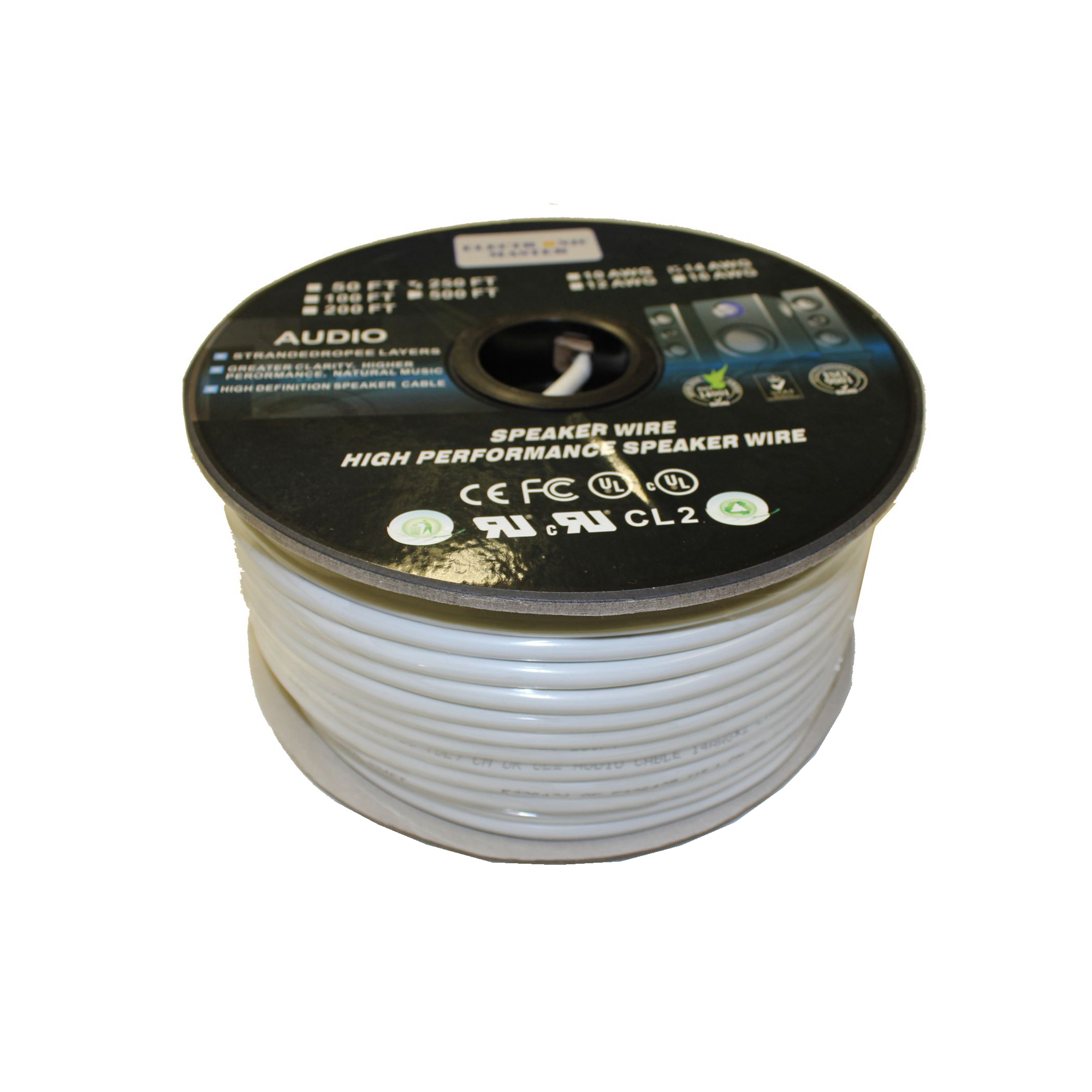 Electronic Master 250 Feet 4 Wire Speaker Cable, 16 AWG Walmart Canada