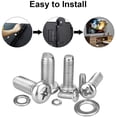 thumbnail image 2 of Suptek Universal TV Mounting Hardware Kit - 100 Pieces Screws M4 M5 M6 M8 For TVs Up To 80 Inches 2 of 13