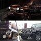 thumbnail image 3 of 7 Inch LED Headlight Round 200W Angle Eyes DRL For 2PCS, 3 of 5