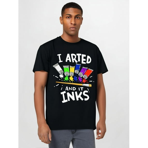 Camiseta de algodón para hombre con estampado artístico, camiseta con gráfico de profesor de arte, ropa de exterior para hombre, ropa para hombre, camiseta informal de manga corta con cuello redondo p